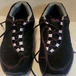 KURU Black and Purple Athletic Shoes